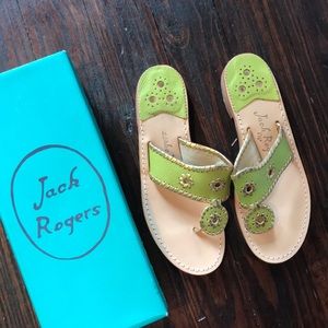 Lime Green Jack Rogers